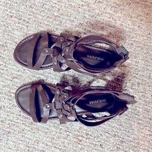 Maurice’s gladiator brown sandal